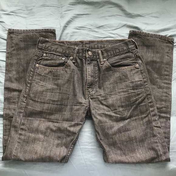 Levi’s jeans 33x32 slim straight dark grey - Picture 4 of 5